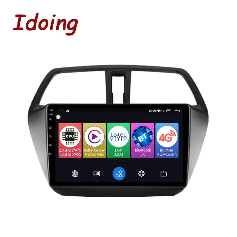 Idoing 9inch Android 12 Radio Head Unit For Suzuki SX4 2 S-Cross 2012-2016