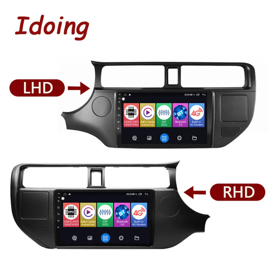 Idoing 9inch Android 12 Radio Head Unit For Kia Kew Atsbek RIO K3 2011-2015