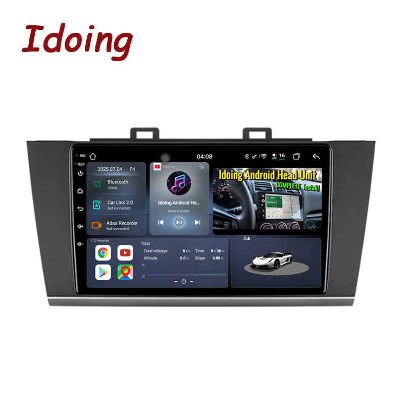 Idoing 9inch Android 13 Radio Head Unit For Subaru Outback 5 Legacy 6 Levorg 2014-2019