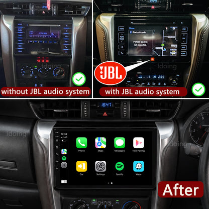 Idoing 9inch Android 13 Radio Head Unit For Toyota Fortuner 2015-2022