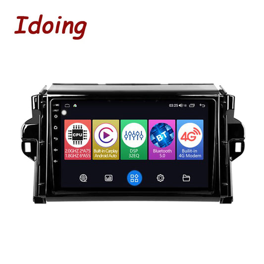 Idoing 9inch Android 12 Radio Head Unit For Toyota Fortuner 2015-2022