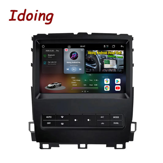 Idoing 9inch Android 14 Radio Head Unit For Toyota Land Cruiser Prado 120 For Lexus GX470 2002-2009
