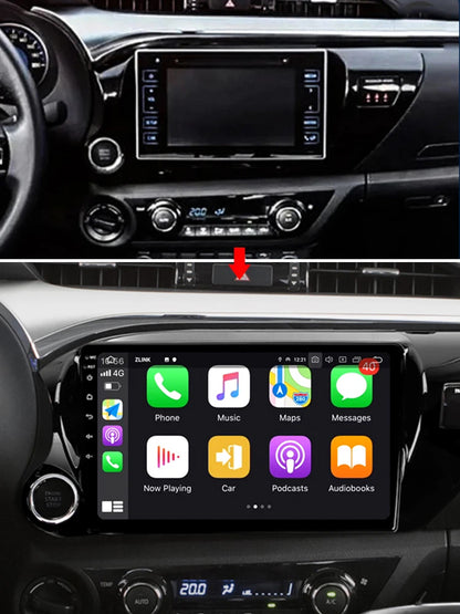 Idoing 10.2inch Android 12 Radio Head Unit For Toyota Hilux Pick Up AN120 2015-2023