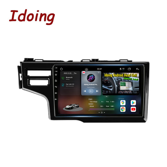 Idoing 9inch Android 14 Radio Head Unit For Honda Jazz 3 2015-2020 Fit 3 GP GK 2013-2020