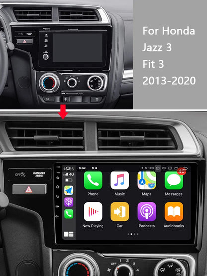 Idoing 10.2inch Android 12 Radio Head Unit For Honda Jazz 3 2015-2020 Fit 3 GP GK 2013-2020