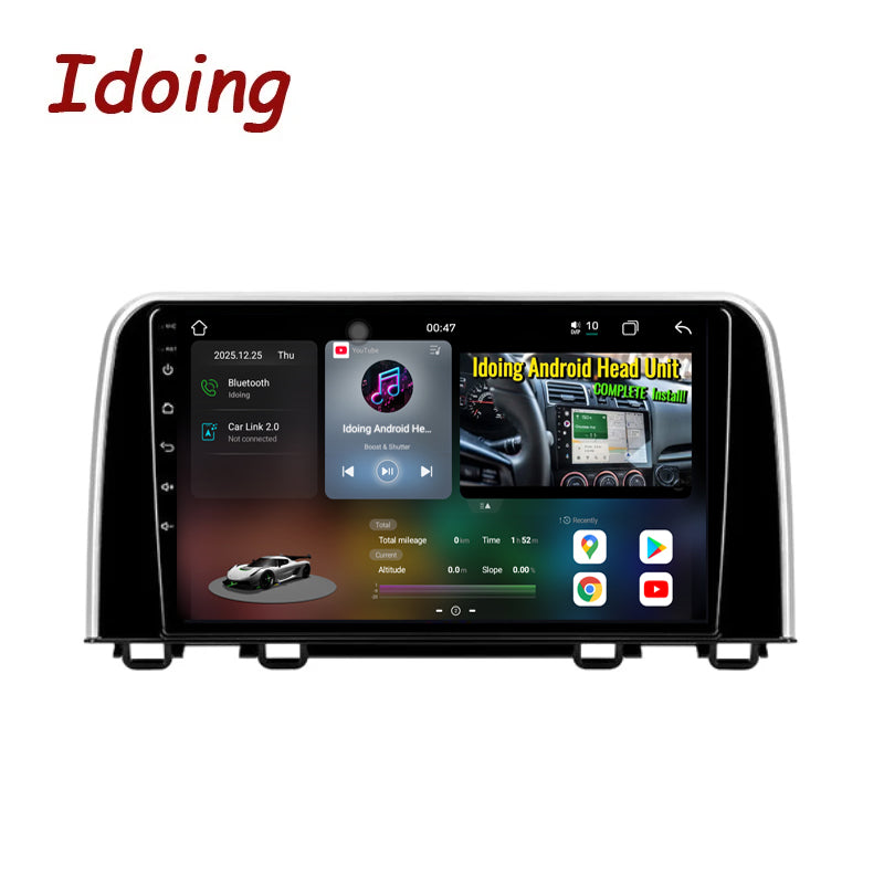 Idoing 9inch Android 14 Radio Head Unit For Honda CRV 2016-2021