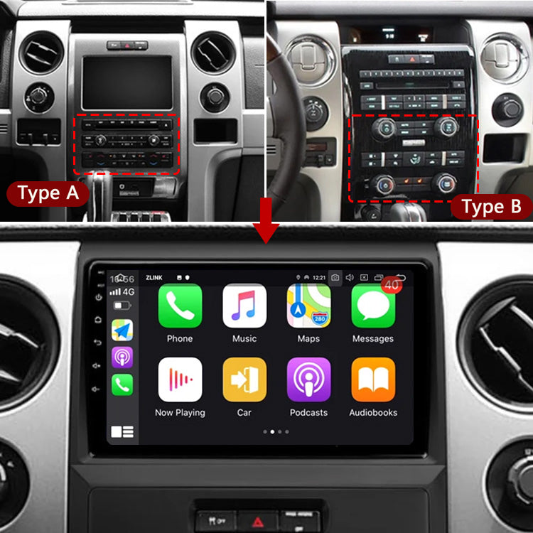 Idoing 9inch Android 12 Radio Head Unit For Ford F150 P415 Raptor 2008-2014