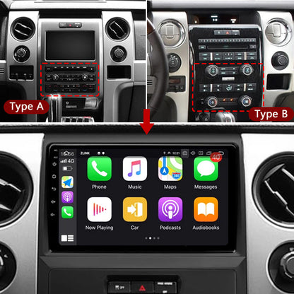Idoing 9inch Android 12 Radio Head Unit For Ford F150 P415 Raptor 2008-2014