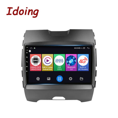 Idoing 9inch Android 12 Radio Head Unit For Ford Edge S-MAX 2015-2018