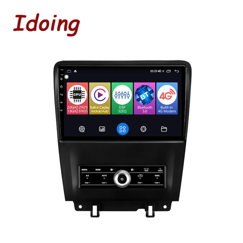 Idoing 10.2inch Android 12 Radio Head Unit For Ford Mustang 2009-2014