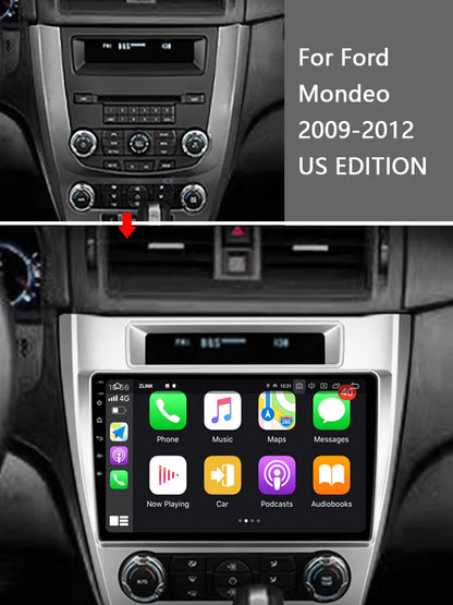 Idoing 10.2inch Android 12 Radio Head Unit For Ford Mondeo Fusion 2009-2012