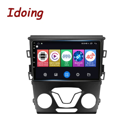 Idoing 9inch Android 12 Radio Head Unit For Ford Mondeo Fusion 2014-2019