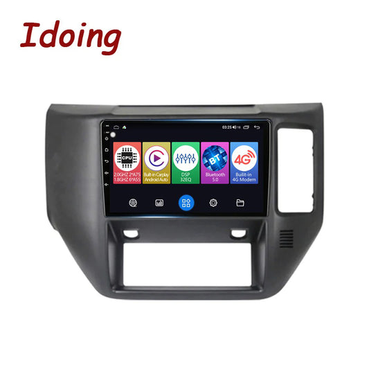 Idoing 9inch Android 12 Radio Head Unit For Nissan Patrol V 5 Y61 LHD RHD 2004-2021