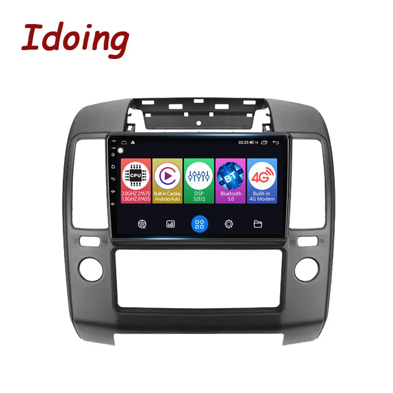 Idoing 9inch Android 12 Radio Head Unit For Nissan Navara 2004-2012