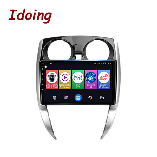 Idoing 10.2inch Android 12 Radio Head Unit For Nissan Note 2 E12 2012-2021
