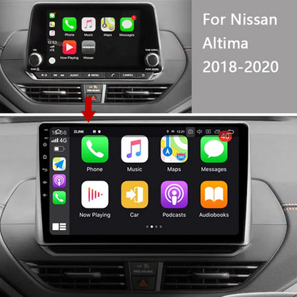Idoing 9inch Android 12 Radio Head Unit For Nissan Altima L34 2018-2020