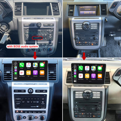 Idoing 9inch Android 12 Radio Head Unit For Nissan Murano Z50 2002-2015