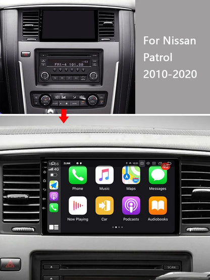 Idoing 9inch Android 12 Radio Head Unit For Nissan Patrol Y62 2010-2020