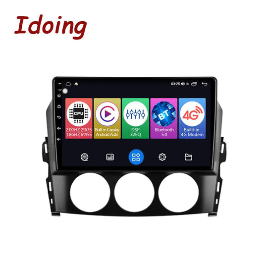 Idoing 9inch Android 12 Radio Head Unit For Mazda MX5 3 NC 2008-2015