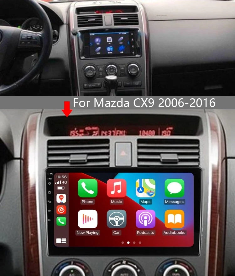 Idoing 9inch Android 12 Radio Head Unit For Mazda CX9 CX 9 CX 9 TB 2006-2016