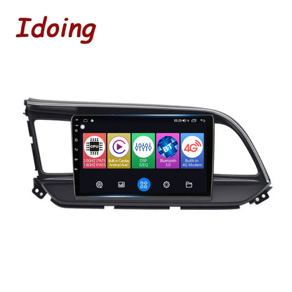 Idoing 9inch Android 12 Radio Head Unit For Hyundai Elantra 6 2018-2020