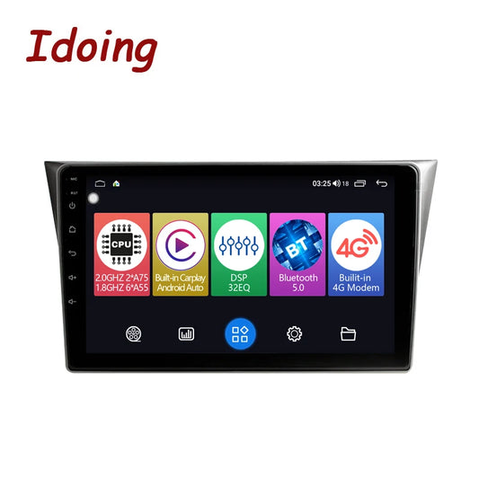 Idoing 9inch Android 12 Radio Head Unit For Subaru WRX Forester Impreza GD GG 2002-2007