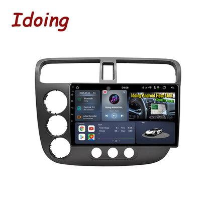 Idoing 9inch Android 13 Radio Head Unit For Honda Civic IX 7 2000-2006