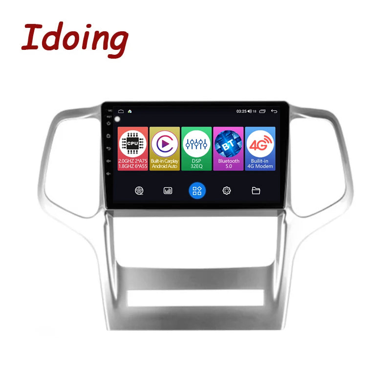 Idoing 9inch Android 12 Radio Head Unit For Jeep Grand Cherokee WK2 2008-2013