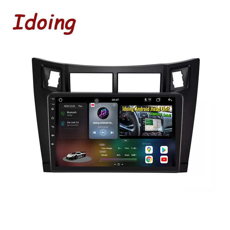 Idoing 9inch Android 14 Radio Head Unit For Toyota Yaris 2008-2011
