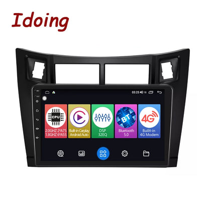 Idoing 9inch Android 12 Radio Head Unit For Toyota Yaris 2008-2011