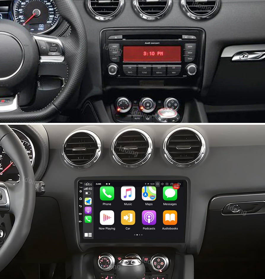 Idoing 9inch Android 13 Radio Head Unit For Audi TT MK1 2006-2014