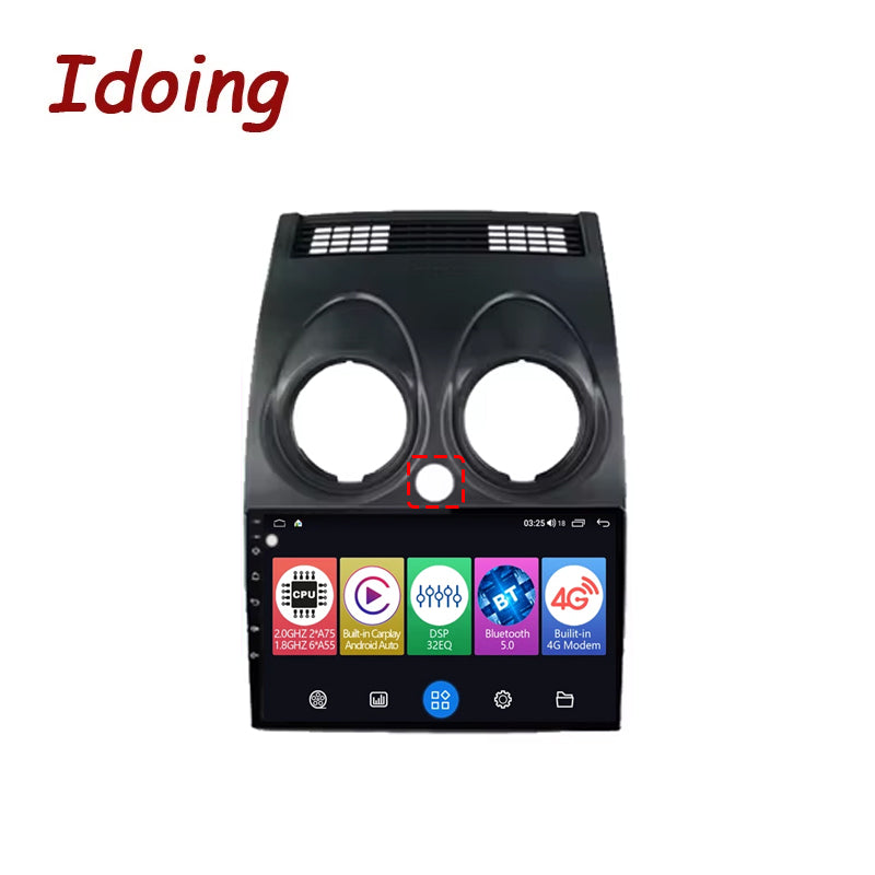 Idoing 9inch Android 12 Radio Head Unit For Nissan Qashqai Rogue 2008-2014