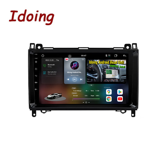 Idoing 9inch Android 14 Radio Head Unit For Mercedes-Benz B-Class T245 (2005-2011) / Vito 3 W447 (2014-2020) / Vito 2 Viano 2 W639 (2003-2015) / Sprinter (2009-2015)