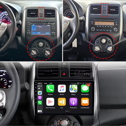 Idoing 9inch Android 12 Radio Head Unit For Nissan Versa Note 2013 - 2017