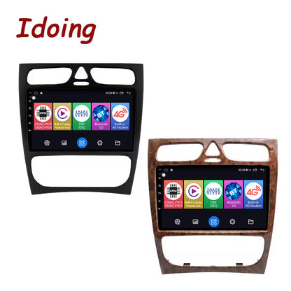 Idoing 9inch Android 12 Radio Head Unit For Mercedes Benz C-Class W203 S203 CL203 2000-2005 C-Class C180 C63 AMG G-Class G500 2002-2006
