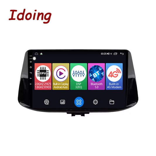 Idoing 9inch Android 12 Radio Head Unit For Hyundai Elantra i30 2017 2018
