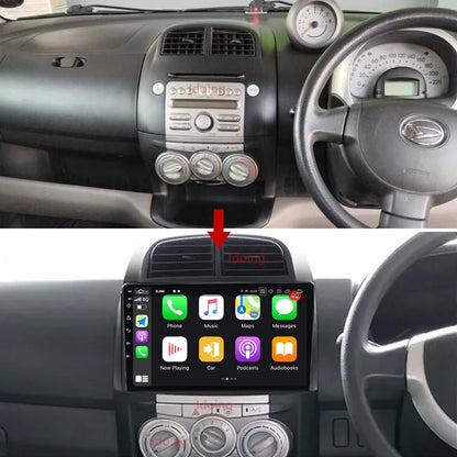 Idoing 9inch Android 12 Radio Head Unit For Sabaru Justy Toyota Passo Daihatsu Boon Sirion 2007-2013