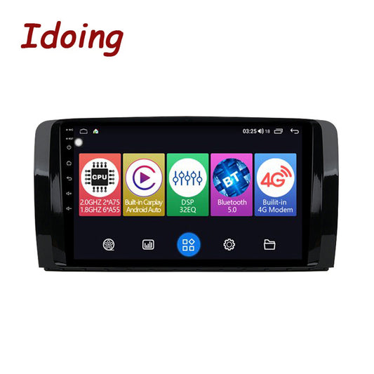 Idoing 9inch Android 12 Radio Head Unit For Mercedes Benz R Class W251 R280 R300 R320 R350 2006-2014