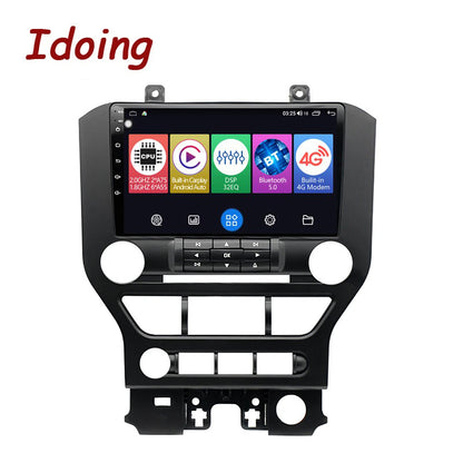 Idoing 9inch Android 12 Radio Head Unit For Ford Mustang 2015-2021