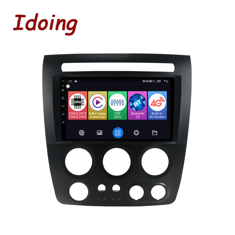 Idoing 9inch Android 12 Radio Head Unit For Hummer H3 2005-2010