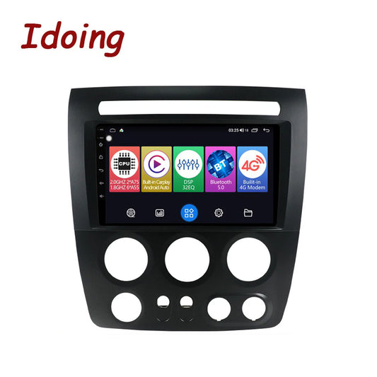 Idoing 9inch Android 12 Radio Head Unit For Hummer H3 2005-2010