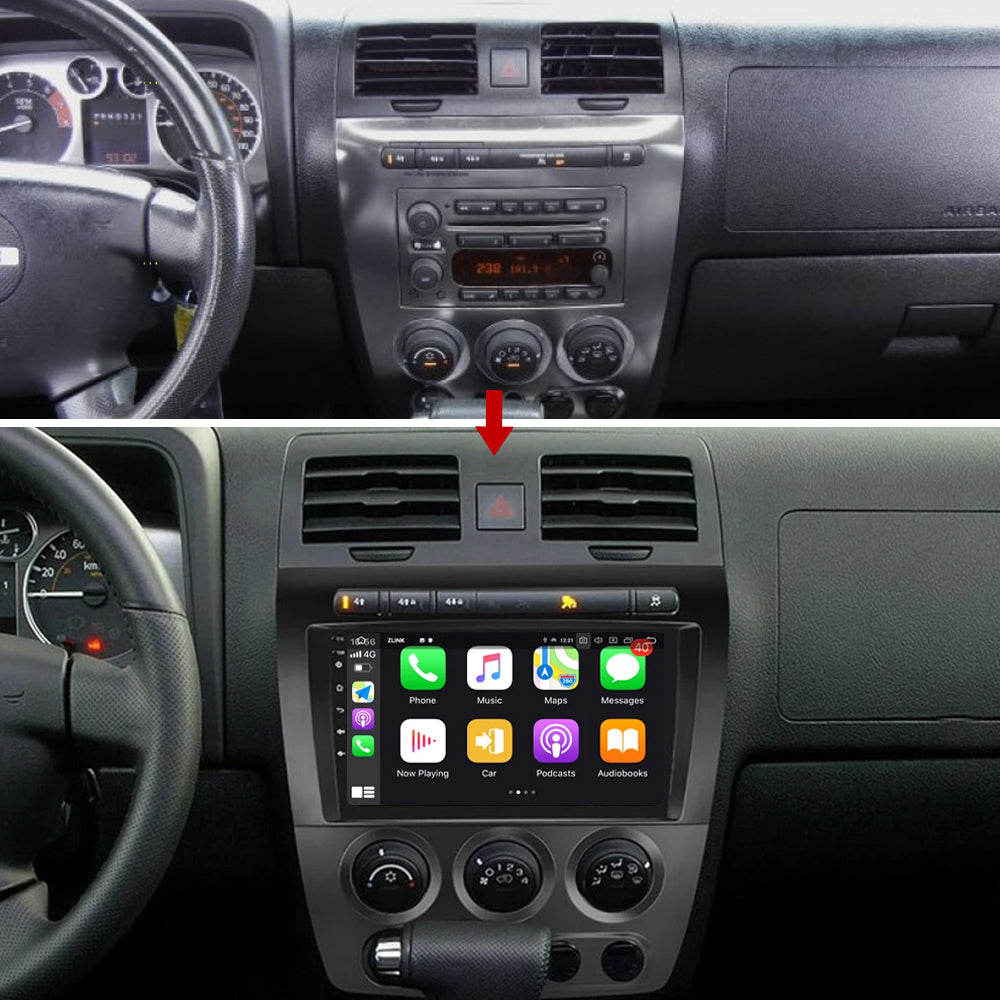 Idoing 9inch Android 12 Radio Head Unit For Hummer H3 2005-2010