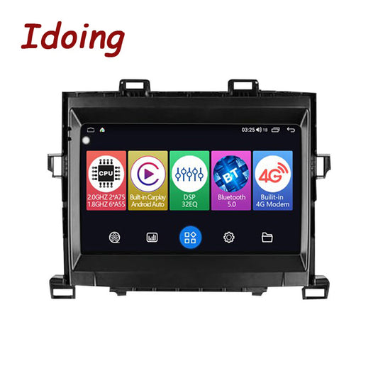 Idoing 9inch Android 12 Radio Head Unit For Toyota Alphard 2008-2014