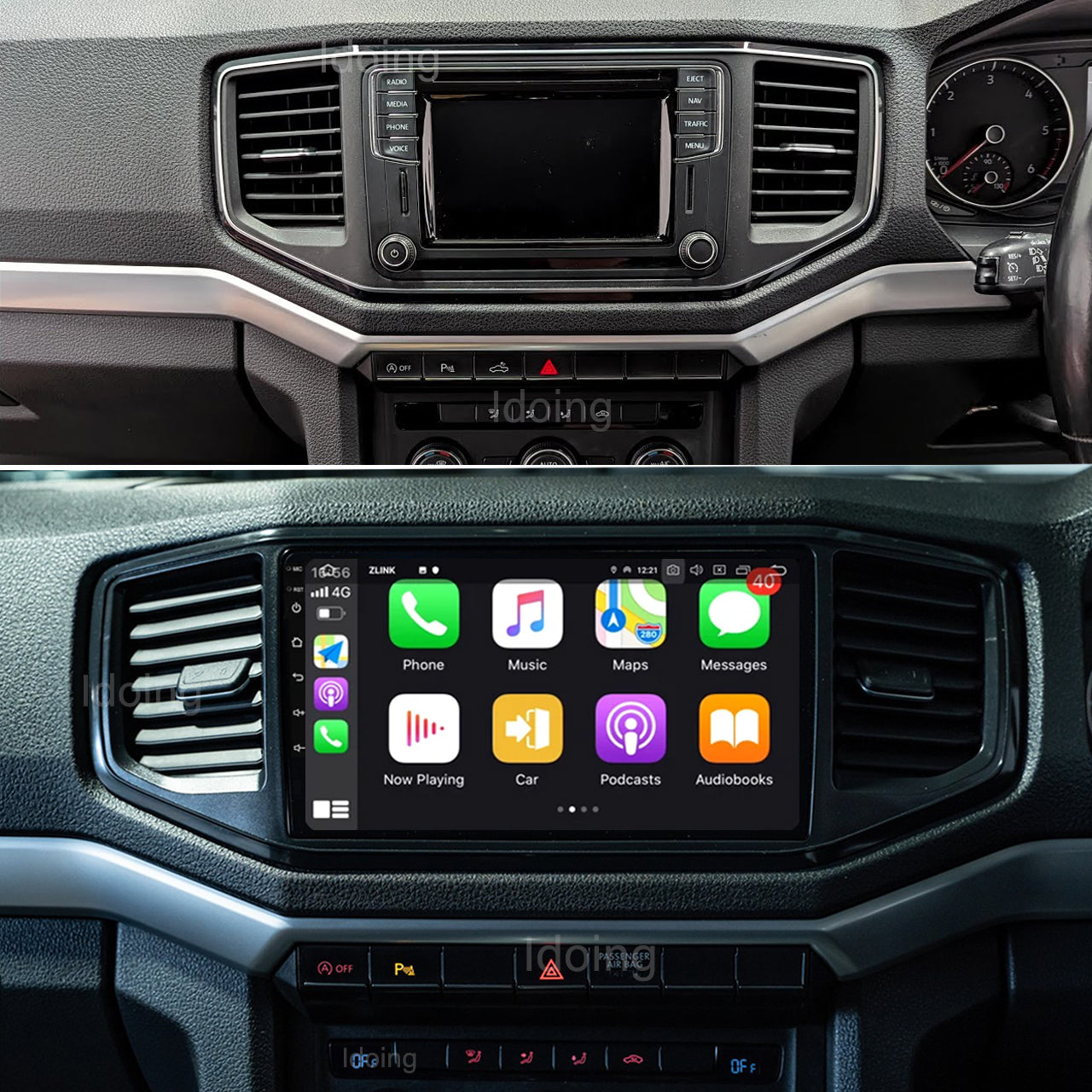 Idoing 9inch Android 12 Radio Head Unit For Volkswagen Amarok 2015-2022