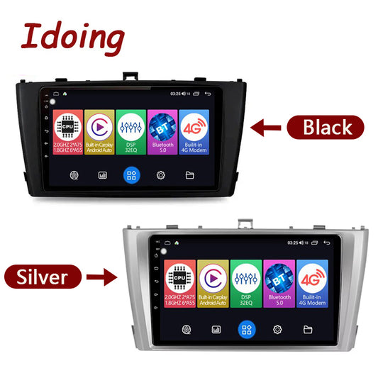 Idoing 9inch Android 12 Radio Head Unit For Toyota Avensis T27 2009 - 2015