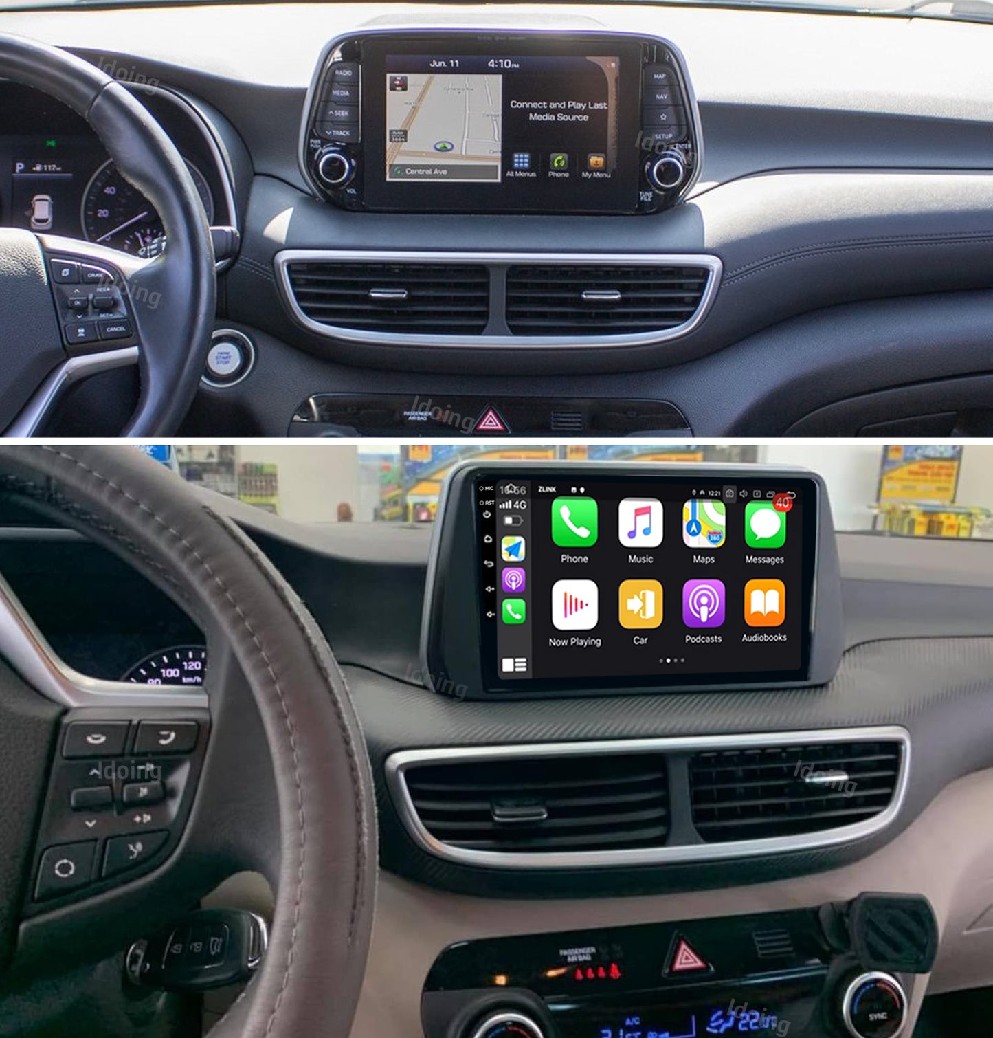 Idoing 9inch Android 13 Radio Head Unit For Hyundai Tucson 2018-2021