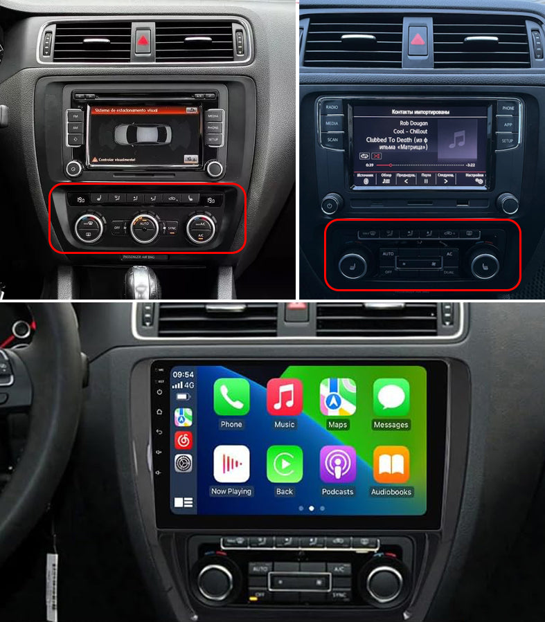 Idoing 10.2inch Android 12 Radio Head Unit For VW Volkswagen Jetta 6 2011-2018