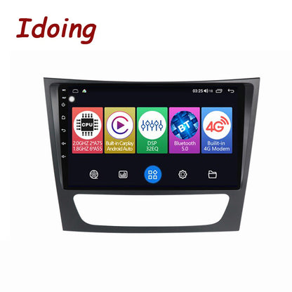 Idoing 9inch Android 12 Radio Head Unit For Mercedes Benz CLS Class 2003-2010