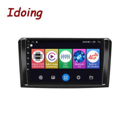 Idoing 9inch Android 12 Radio Head Unit For Mercedes Benz ML GL Class W164 X164 ML280 ML350 ML500 GL320 GL350 GL420 GL450G 2006-2012