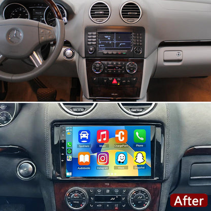 Idoing 9inch Android 12 Radio Head Unit For Mercedes Benz ML GL Class W164 X164 ML280 ML350 ML500 GL320 GL350 GL420 GL450G 2006-2012